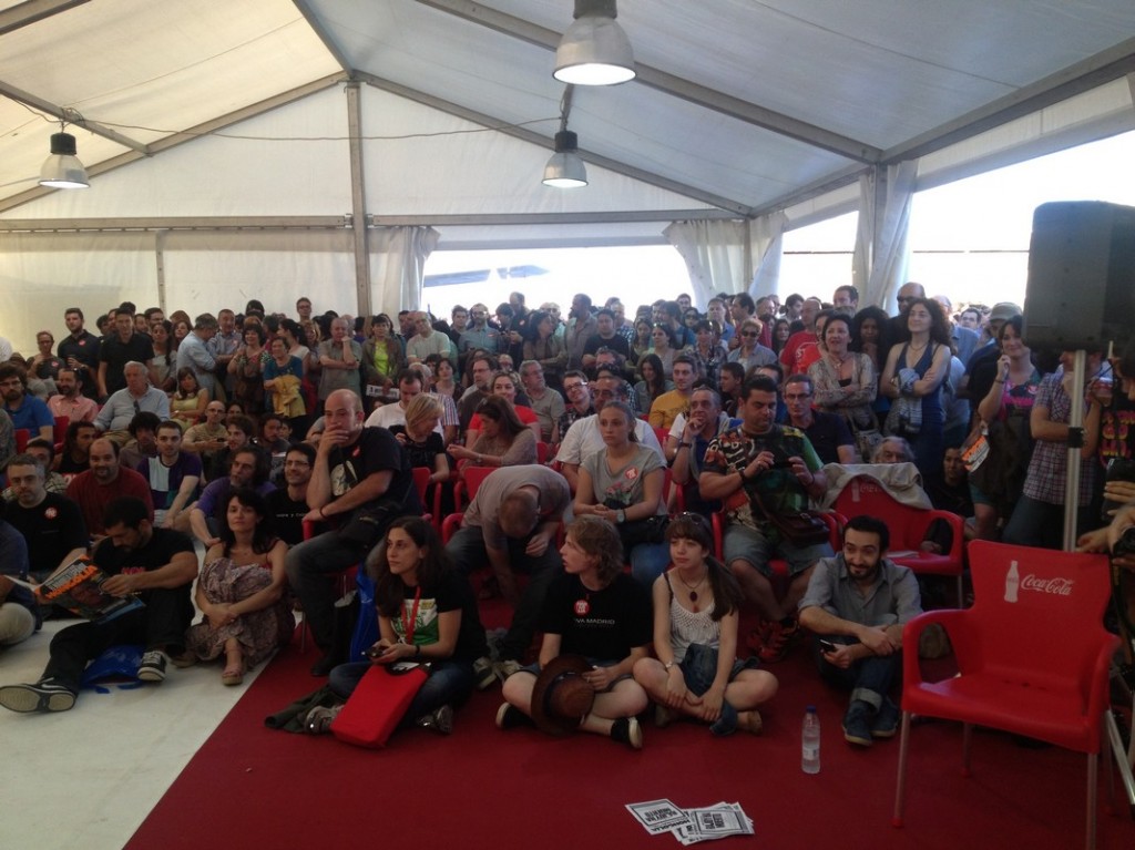 Presentación de "Mongolia" en la carpa de 'A Quemarropa'